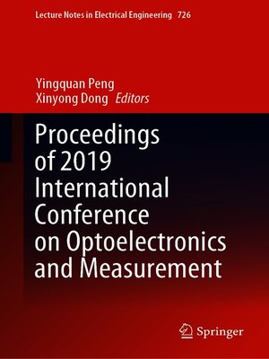 cover image of Proceedings of 2019 International Conference on Optoelectronics and Measurement